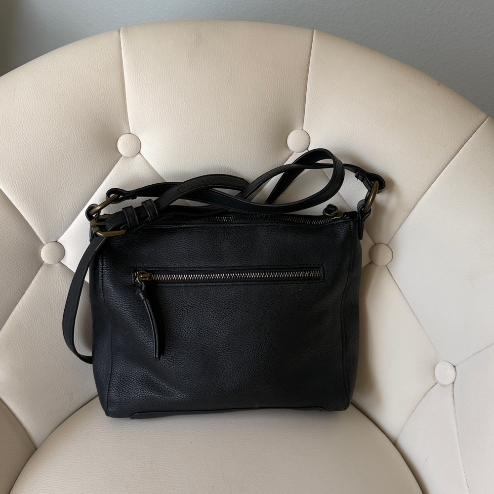 Sonoma Black Crossbody Wallet Bag with Zip Detail - Picture 2 of 7